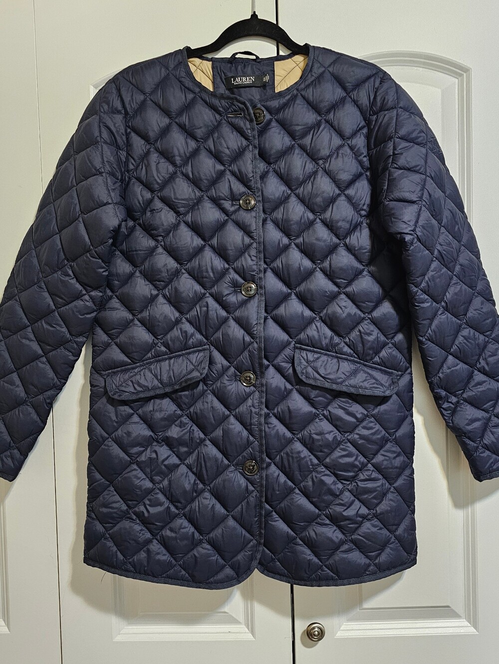 Ralph Lauren Navy Blue Padded Chore Jacket Size XS
